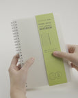 Spiral Transparent Cover Notebooks