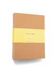 Set of 10 Kraft Cover Sewn Binding Notebooks