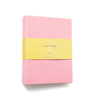 Set of 10 Pink Cover Sewn Binding Notebooks